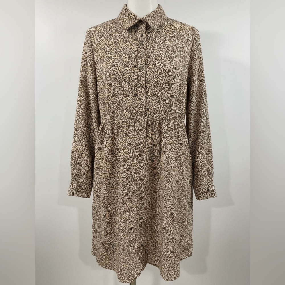 Paper Crane Light Weight Brown Corduroy Cottagecore Country Comfort Size L
